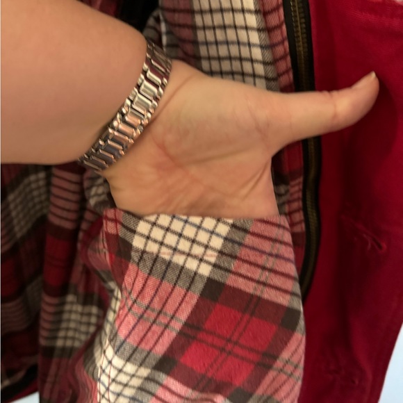 Vintage Marlboro Country Store Red Barn Coat Jacket Leather Trim - Picture 11 of 15